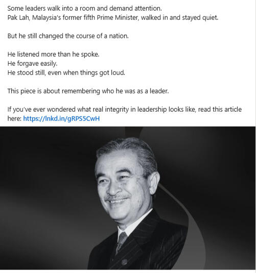 Copy on Pak Lah as a Leader